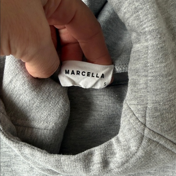 Marcella Geneva Sweatshirt Hoodie Grey Size Small - Picture 6 of 7